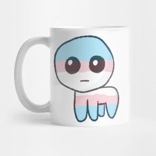 TBH Autism Creature Transgender Pride Flag Mug